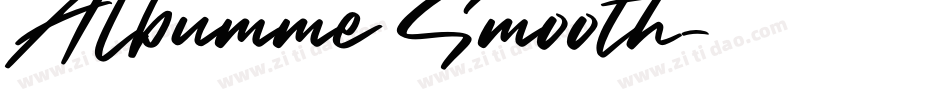Albumme Smooth字体转换